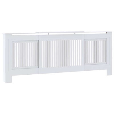 na kaloryfer z MDF, biała, 205 cm Osłona