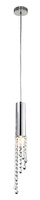 Lampa sufitowa wisząca chromowa ciepły LED + GU10 Duero 31-25241