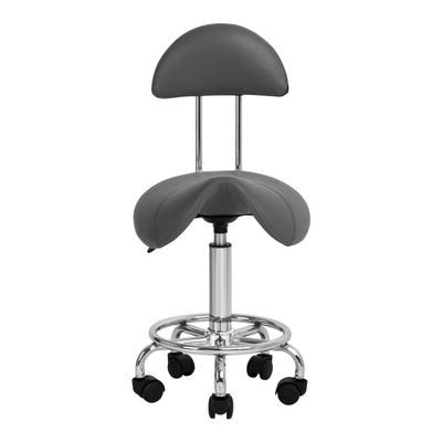 Taboret kosmetyczny 6001 szary  140918