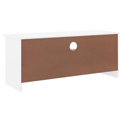vidaXL Szafka pod TV z szufladami ALTA, biała, 100x35x41 cm, sosna