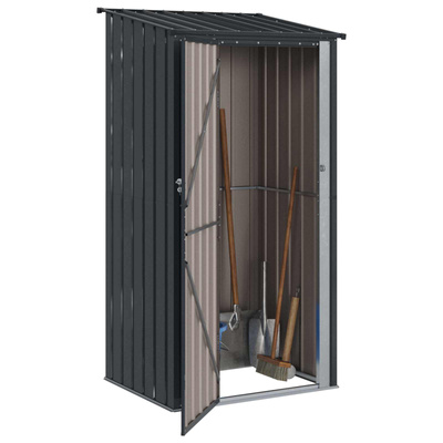 Schowki ogrodowe Antracyt 103 x 86 x 200 cm Metal