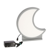 moon lampa stołowa dla dziecka led iq kids szary