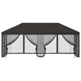 Altana z bokami 6 x 3 m antracytowy Poliester i Stal 190