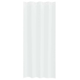 Firany Voile z zasłonami 2 pcs Biały 225 x 140 cm Poliester