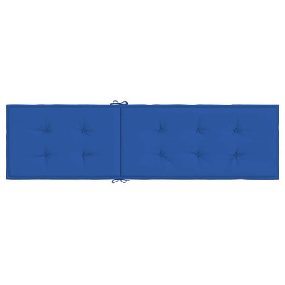 vidaXL Poduszka na leżak, kobaltowa, (75+105) x 50 x 4 cm
