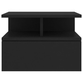 Wiszące szafki nocne, 2 szt., czarne, 40x31x27 cm