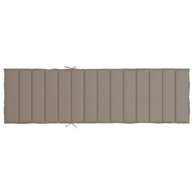 vidaXL Poduszka na leżak, taupe, 200x70x3 cm, tkanina Oxford
