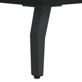 vidaXL Szafka pod TV, czarna, 150x30x44,5 cm, materiał drewnopochodny model standard