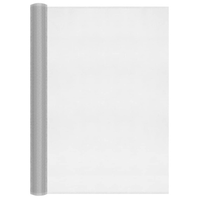 Siatka aluminiowa, 80 x 500 cm, srebrna