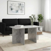 Stolik kawowy Betonowy szary 87 x 50 x 45 cm
