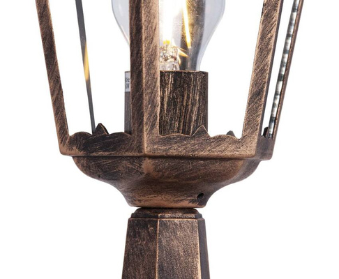 Lampa ogrodowa stojąca K-5006S CZARNY/ZŁOTY z serii LOZANA