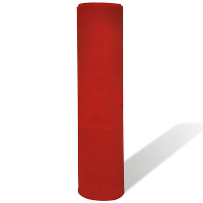 vidaXL Czerwony dywan 1 x 20 cm, bardzo ciężki 400 g/m2