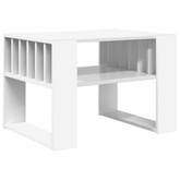 Stolik kawowy Biały 66 x 49,5 x 45 cm Drewno inżynieryjne