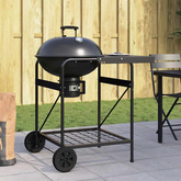 Grill na świeżym powietrzu Czarny 91 x 71 x 107 cm Metal