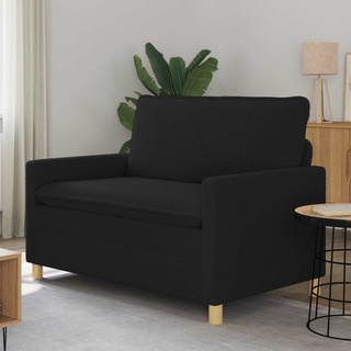 Sofa Czarny 126 x 81 x 87,5 cm tkanina