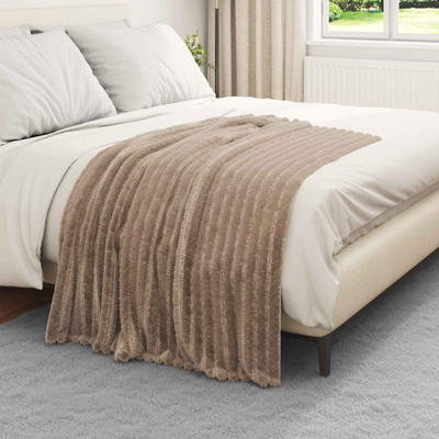 Koce narzutowe 6 pcs Camel 150 x 130 cm Polar