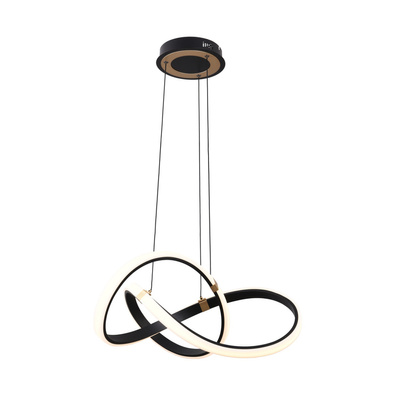 MD9717-1-3BGD INDIGO LAMPA WISZĄCA CZARNO-ZŁOTA/BLACK-GOLD