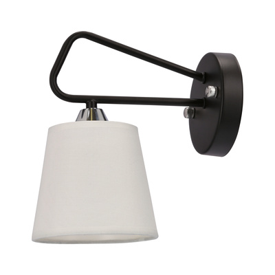 Kinkiet metalowy czarno/biały nowoczesny Morley Ledea 50401090