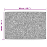 vidaXL Dywan zewnętrzny/wewnętrzny, kolorowy 190x300 cm antypoślizgowy