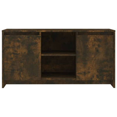 Szafka pod TV, przydymiony dąb, 102x37,5x52,5 cm vidaXL