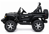 Auto na Akumulator Jeep Rubicon Światła LED MP3 Pilot 4x4 Czarny