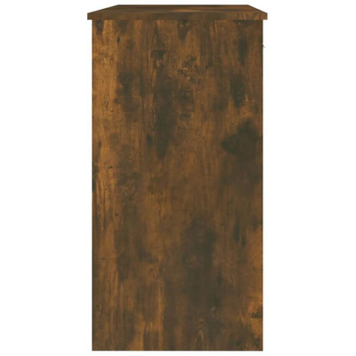 vidaXL Biurko, przydymiony dąb, 80x40x75 cm, materiał drewnopochodny
