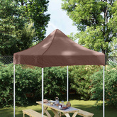 Dach do namiotu imprezowego, 2 x 2 m, brązowy, 270 g/m?