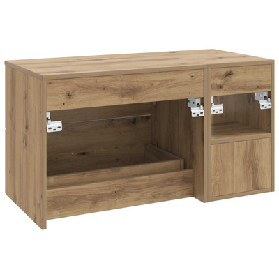 Zestaw mebli łazienkowych 2 szt. Dąb artisan