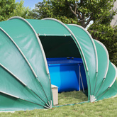 Namiot basenowy 538 x 440 x 204 cm Poliester 185T z powłoką PU