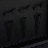 Walizka fryzjerska barberska czarna 143636