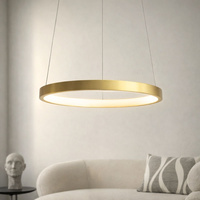 Lampa wisząca LED 25W 40cm złota Lune 31-76120