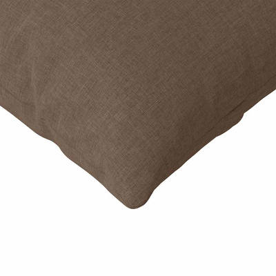 Poduszki na sofę 2 pcs Brązowy 200 x 40 cm tkanina