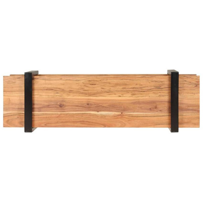 vidaXL Szafka pod TV, 130 x 40 x 40 cm, lite drewno akacjowe