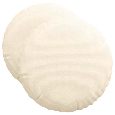 Poduszki na siedziska 2 pcs Kremowy ?50 x 19 cm