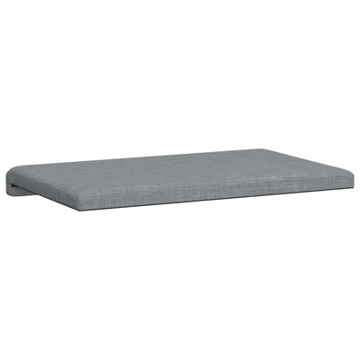 Poduszka na ławkę tkanina jasnoszary Głębokość 35 cm