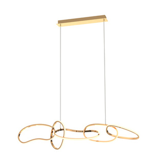 MD7361-5A-EGT CHOLET LAMPA WISZĄCA ZŁOTA/GOLD