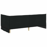 Rama Łóżka Narożnego z Materacem 2 szt. Czarny 80 x 200 cm