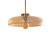 Lampa Wisząca Szklana Miodowa 35cm E27 Abruzzo Artel