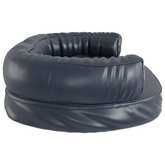 vidaXL Ergonomiczne legowisko dla psa, ciemnoniebieskie, 88x65 cm