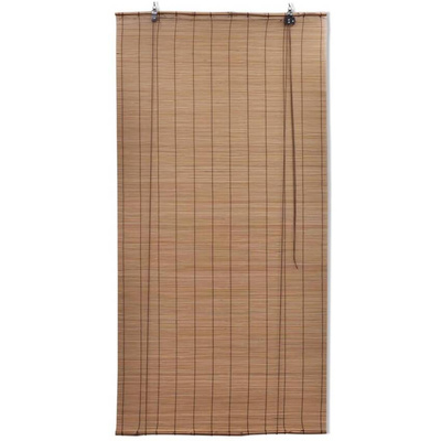 vidaXL Bambusowe rolety, 2 szt., 100 x 160 cm, brązowe