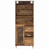 Highboard Stare drewno 69,5 x 34 x 180 cm Drewno inżynieryjne