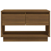 vidaXL Szafka pod TV, brązowy dąb 70x41x44 cm materiał drewnopochodny