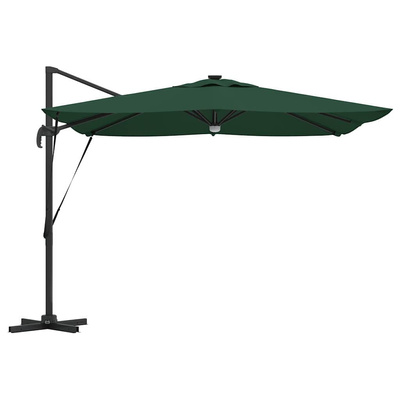 Parasol Roma Zielony 286 x 284 x 270 cm Aluminium i Poliester