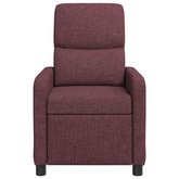 Fotel recliner Fioletowy Poliester