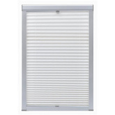 vidaXL Roleta plisowana, biała, S06/606