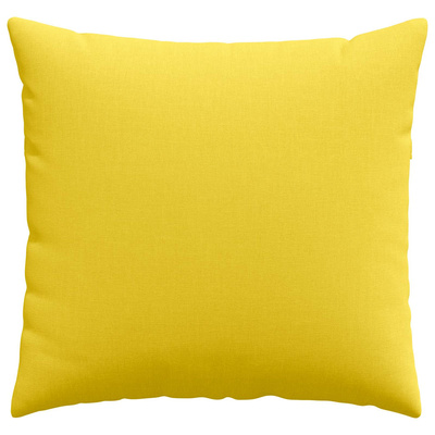 Poduszki na sofę 2 pcs Jasnożółty 45 x 45 cm tkanina