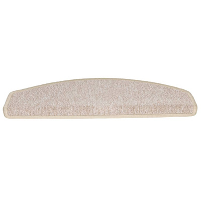 Maty na schody 10 szt. 65x24x4 cm Taupe Półokrągłe Duże