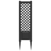 Trellis z gwoździem antracytowy 43 x 6 x 165 cm PP