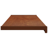 Parapet okienny Brązowe drewno 160 x 35 x 4,5 cm PVC