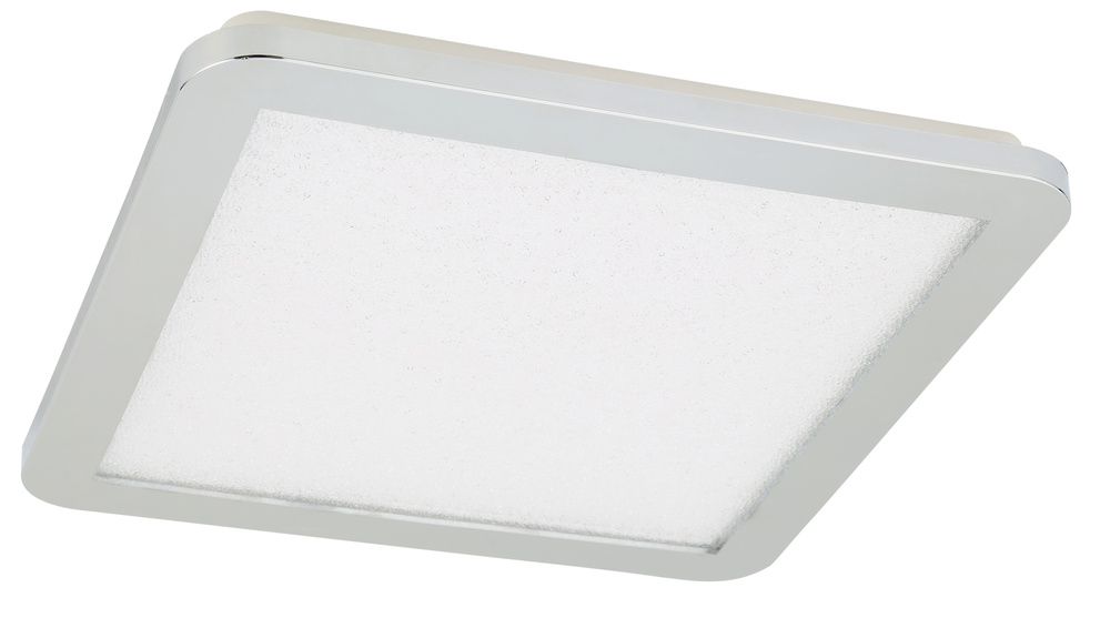 Plafon do łazienki NEXIT minimalistyczny – srebrny chromowany 30 cm - plafon z funkcją ściemniania LED 3000K 18W IP44